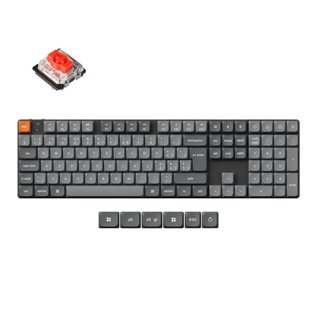 Keychron K5 Max QMK Wireless Custom Mechanical Keyboard ISO Layout Collection