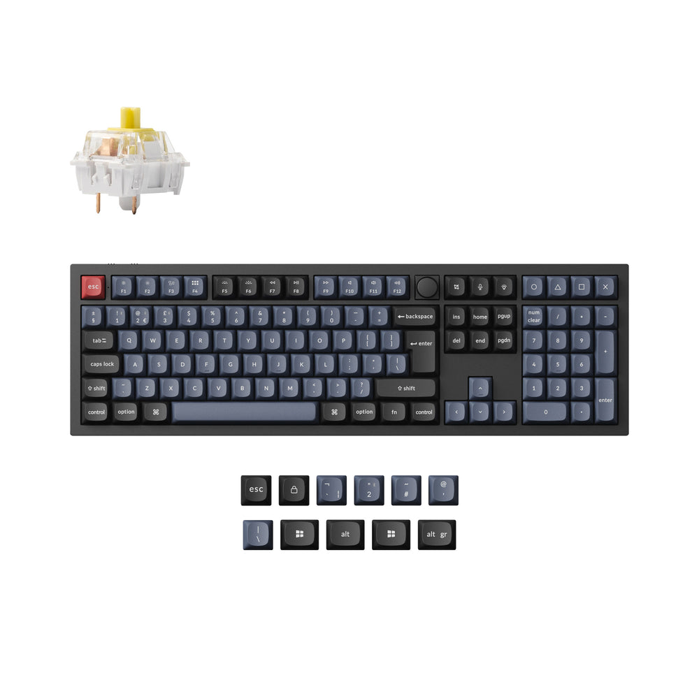 Keychron Q6 Pro QMK/VIA Wireless Custom Mechanical Keyboard ISO Layout Collection