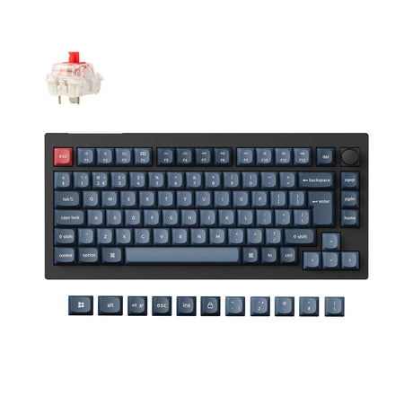 Keychron V1 Max QMK Wireless Custom Mechanical Keyboard ISO Layout Collection