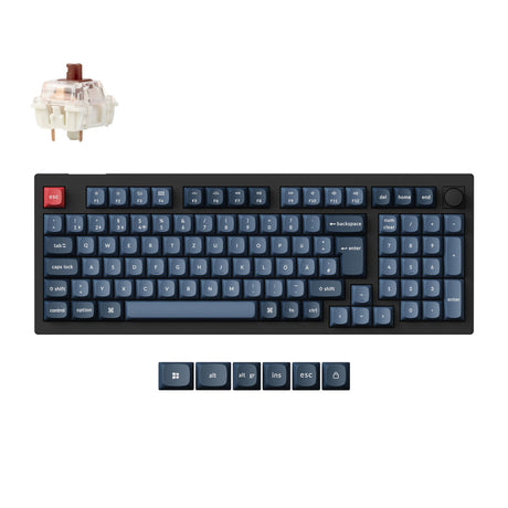 Keychron V5 Max QMK Wireless Custom Mechanical Keyboard ISO Layout Collection