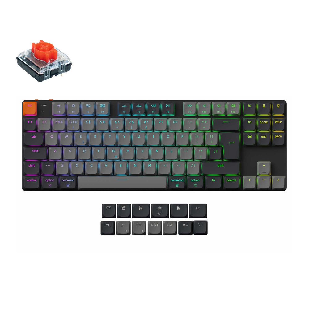 Keychron K1 QMK Wireless Mechanical Keyboard (ISO Layout) - Version 6