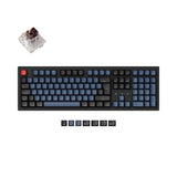 Keychron K10 Pro QMK VIA custom mechanical keyboard 100 percent layout Mac Windows Linux hot-swappable Keychron K Pro switch brown ISO Swiss layout