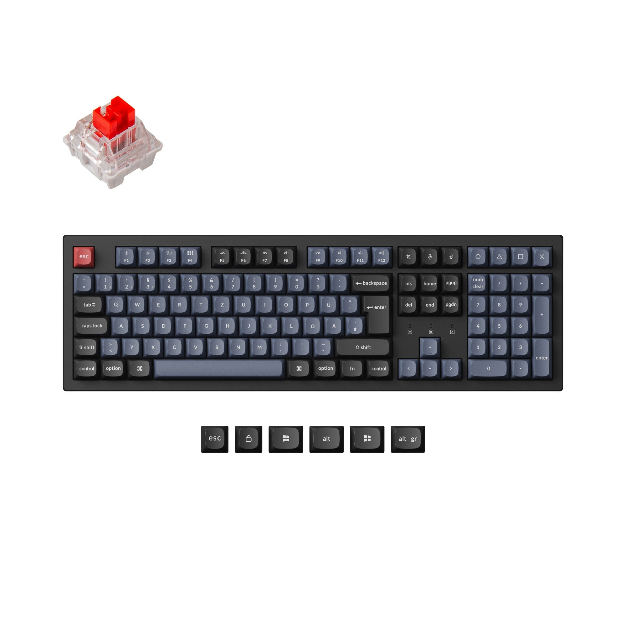 Keychron K10 Pro QMK/VIA Wireless Mechanical Keyboard ISO Layout Colle –  Keychron Mexico