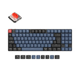 Keychron K13 Pro QMK/VIA ultra-slim custom mechanical keyboard 80 percent TKL layout for Mac Windows Linux low-profile Gateron red ISO Nordic layout