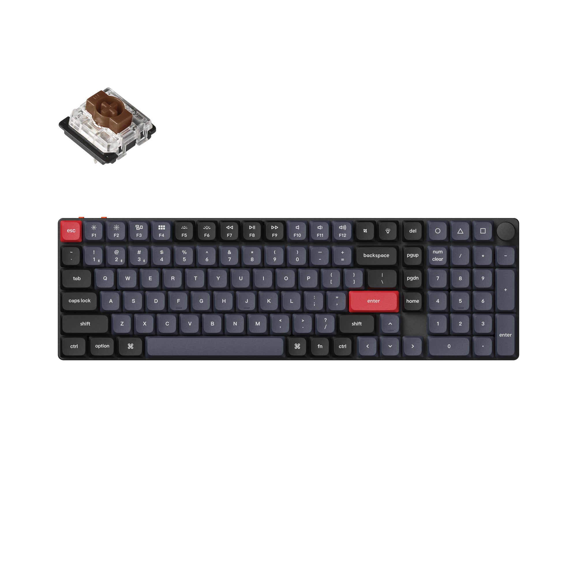 Keychron K17 Pro QMK/VIA Wireless Custom Mechanical Keyboard (US ANSI Keyboard)