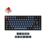 Keychron K2 Pro QMK VIA custom mechanical keyboard 75 percent layout Mac Windows Linux hot-swappable Keychron K Pro switch red ISO French layout