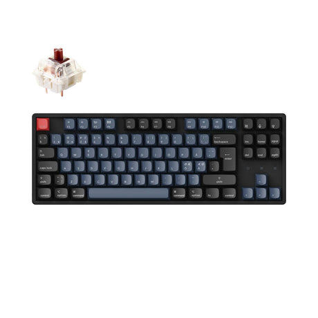 Keychron K8 Pro QMK/VIA Wireless Mechanical Keyboard Nordic ISO Layout for Mac Windows Gateron G Pro mechanical brown switch