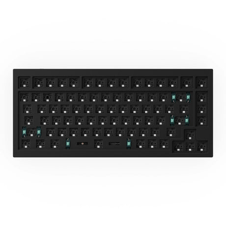 Keychron-Q1-75-percent-QMK-Custom-Mechanical-Keyboard-version-2-barebone-black