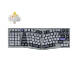 Keychron Q14 Pro QMK/VIA wireless custom mechanical keyboard 96 percent Alice layout full aluminum grey frame for Mac Windows Linux with RGB backlight hot-swappable K Pro banana