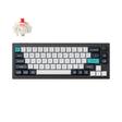 Keychron Q2 Max QMK VIA Wireless Custom Mechanical Keyboard 65% Layout Aluminum Black Fully Assembled Knob for Mac Windows Linux Gateron Jupiter Red