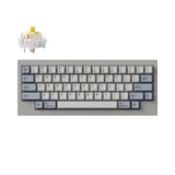 Keychron Q60 Max QMK VIA Wireless Custom Mechanical Keyboard 60 Percent Layout for Mac Windows Linux Gateron Jupiter Banana