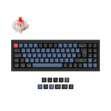 Keychron Q7 QMK VIA custom mechanical keyboard 70 percent layout full aluminum frame Mac Windows French FR ISO layout Gateron G Pro switch red