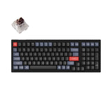 Keychron V5 Custom Mechanical Keyboard black QMK/VIA 96 percent layout hot-swappable