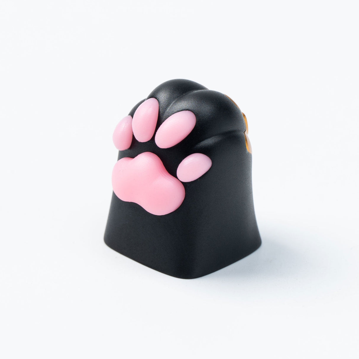 Silicone Kitty Paw Aluminium Alloy Artisan Keycap-Black