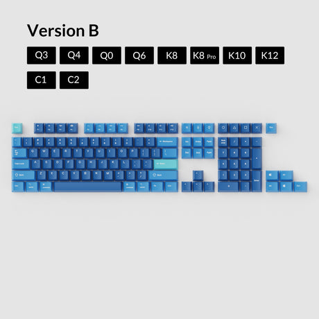 OEM Dye-Sub PBT Keycap Set - Ocean