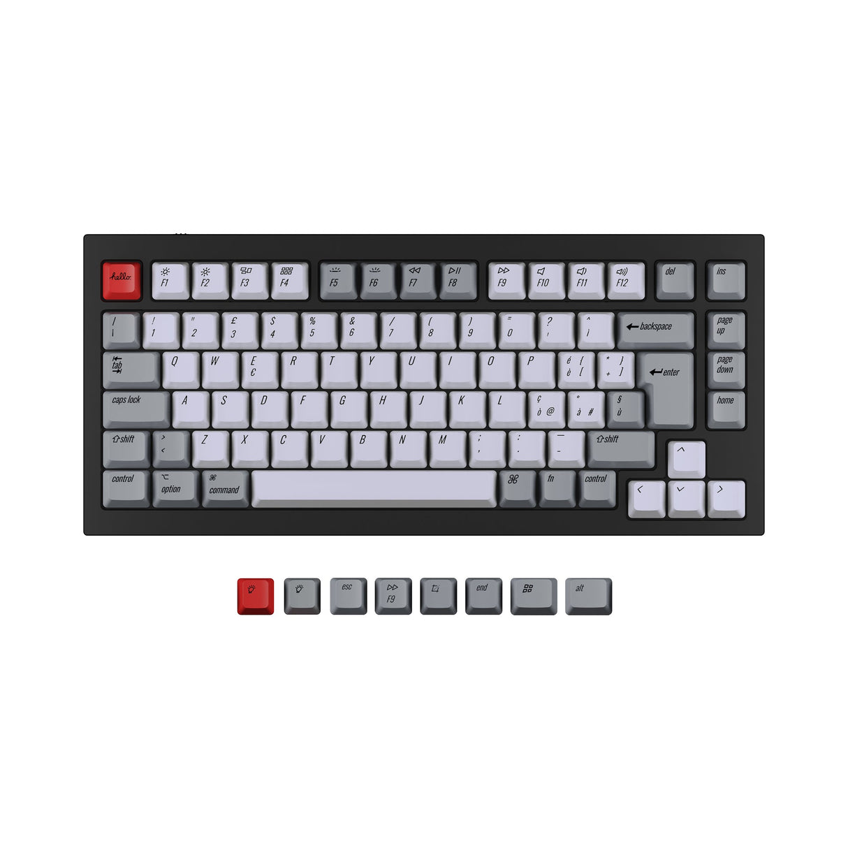 ISO Q1 & Q1 Pro & V1 & K2 & K2 Pro OEM Dye-Sub PBT Keycap Set