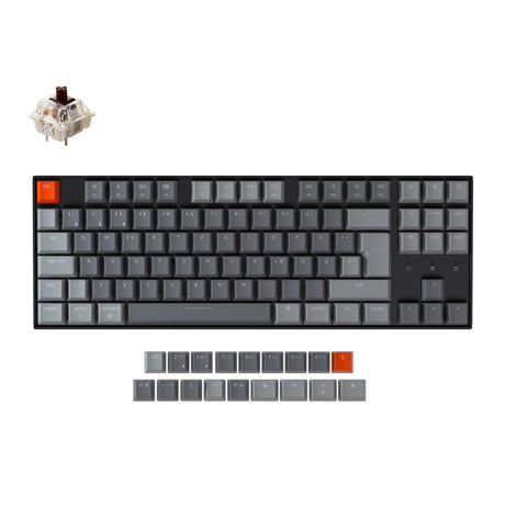 Keychron K8 Wireless Mechanical Keyboard (German ISO-DE Layout)